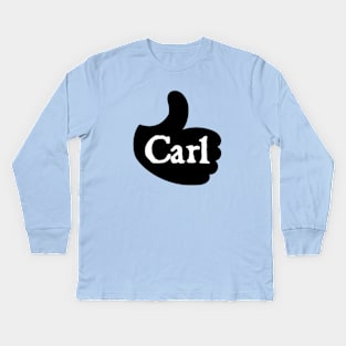 Men name Carl Kids Long Sleeve T-Shirt